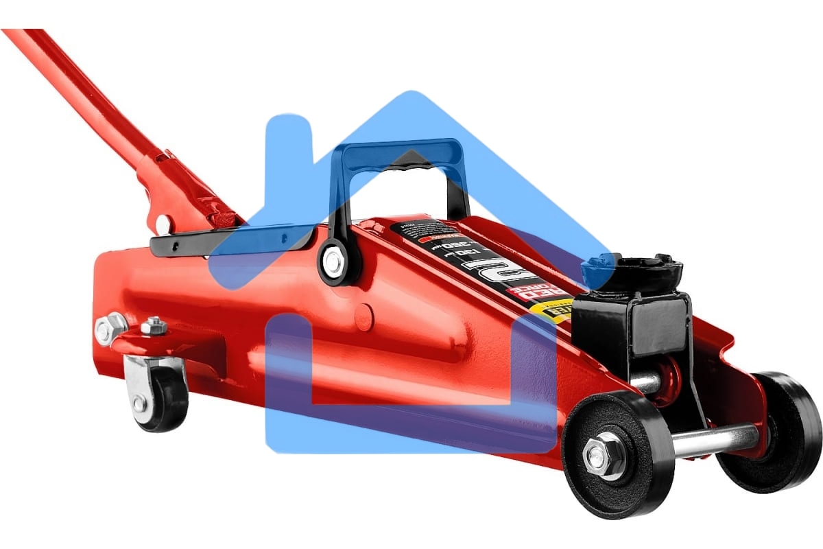 Домкрат STAYER 43153-2 гидравлический подкатной red force 2т 130-350мм