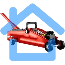 Домкрат STAYER 43153-2 гидравлический подкатной red force 2т 130-350мм