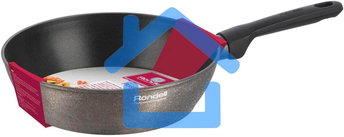 Сковорода Rondell Posh RDA-1476, 26см, без крышки, серый