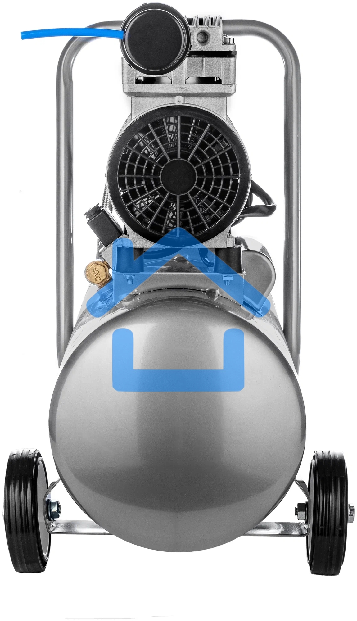 Компрессор поршневой Hyundai HYC 18224LMS безмасляный 180л/мин 24л 1000Вт серебристый