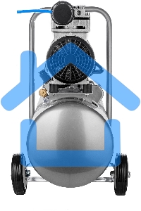 Компрессор поршневой Hyundai HYC 18224LMS безмасляный 180л/мин 24л 1000Вт серебристый