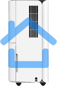 Осушитель воздуха мобильный Neoclima ND-10RH (10 л/сутки)