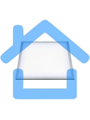 Светильник светодиодный потолочный встраиваемый UNIEL Effective, белый свет 4000K, корпус серебристый, в комплекте с и/п