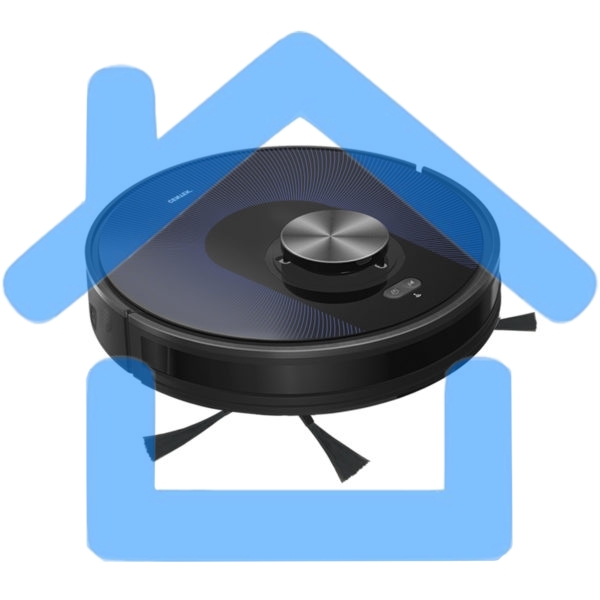 Робот-пылесос Centek CT-2741 черный/синий, 2600 мА·ч Li-Ion, уборка сухая/влажная, пылесборник контейнер 0.68 л