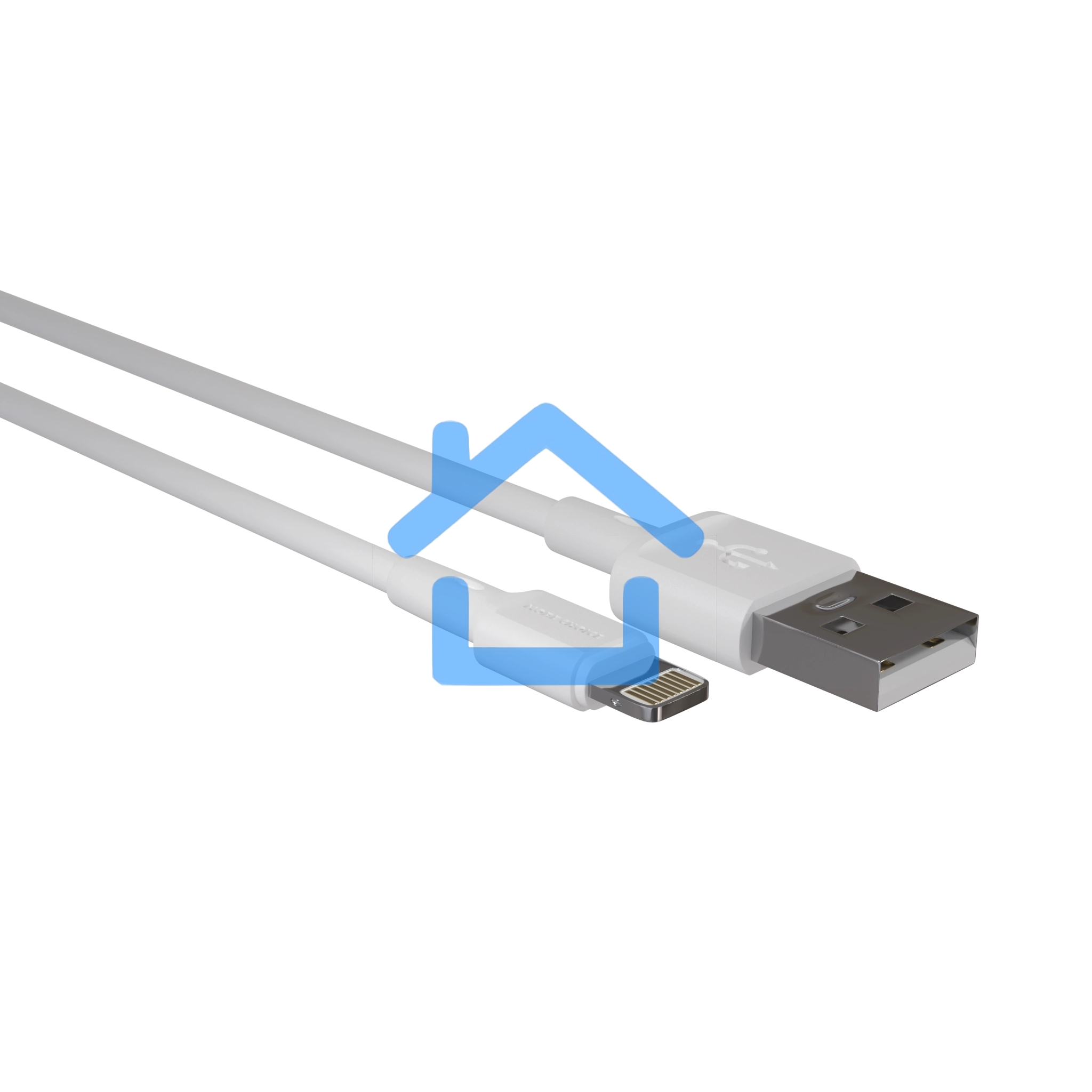 Зарядное устройство MORE CHOICE (4610196409028) NC11i СЗУ 2USB 2.4A для Lightning 8-pin белый