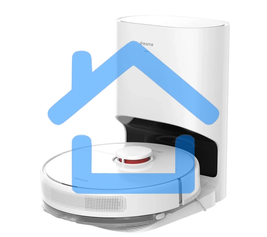 Робот-пылесос Dreame RLS3D Vacuum and Mop D10 Plus белый, 46 Вт, 5200 мА·ч Li-Ion, уборка сухая/влажная, пылесборник контейнер 0.4 л