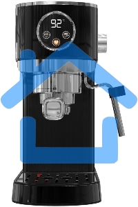 Кофеварка рожковая Korting KCM 1002 EN черный, молотый, 1.2 л, 1350 Вт, 20 бар