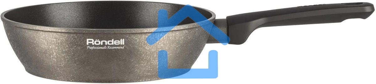 Сковорода Rondell Posh RDA-1476, 26см, без крышки, серый