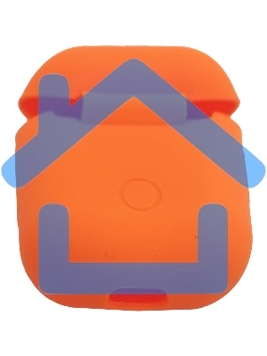 Силиконовый кейс для TWS наушников AirPods, оранжевый (SBECASE-001S-OR)