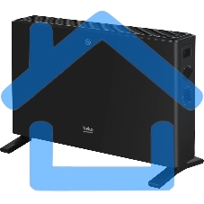 Конвектор Beko Winter Range RHC 5218 B черный, 1800 Вт, 20 м2, термостат
