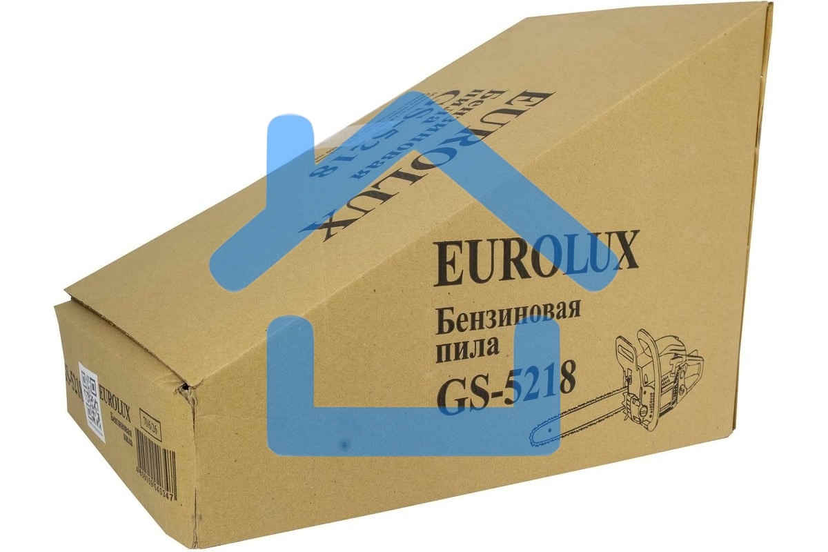 Бензопила Eurolux GS-5218 желтый/черный