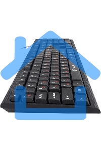 Комплект клавиатура + мышь Oklick 630M клав:черный мышь:черный USB