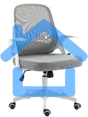 Кресло компьютерное Cactus CS-WMC212-GY белый/серый, сетка/ткань