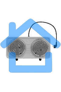 Плита настольная MAXVI HE201 белый