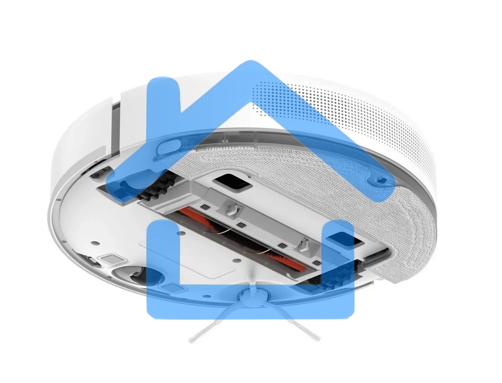 Робот-пылесос Dreame RLS3D Vacuum and Mop D10 Plus белый, 46 Вт, 5200 мА·ч Li-Ion, уборка сухая/влажная, пылесборник контейнер 0.4 л