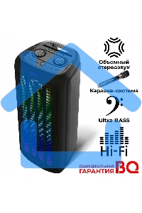 Портативная Bluetooth-колонка BQ PBS2010 черный 100 Вт