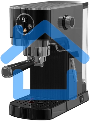 Кофеварка рожковая Korting KCM 1002 EN черный, молотый, 1.2 л, 1350 Вт, 20 бар