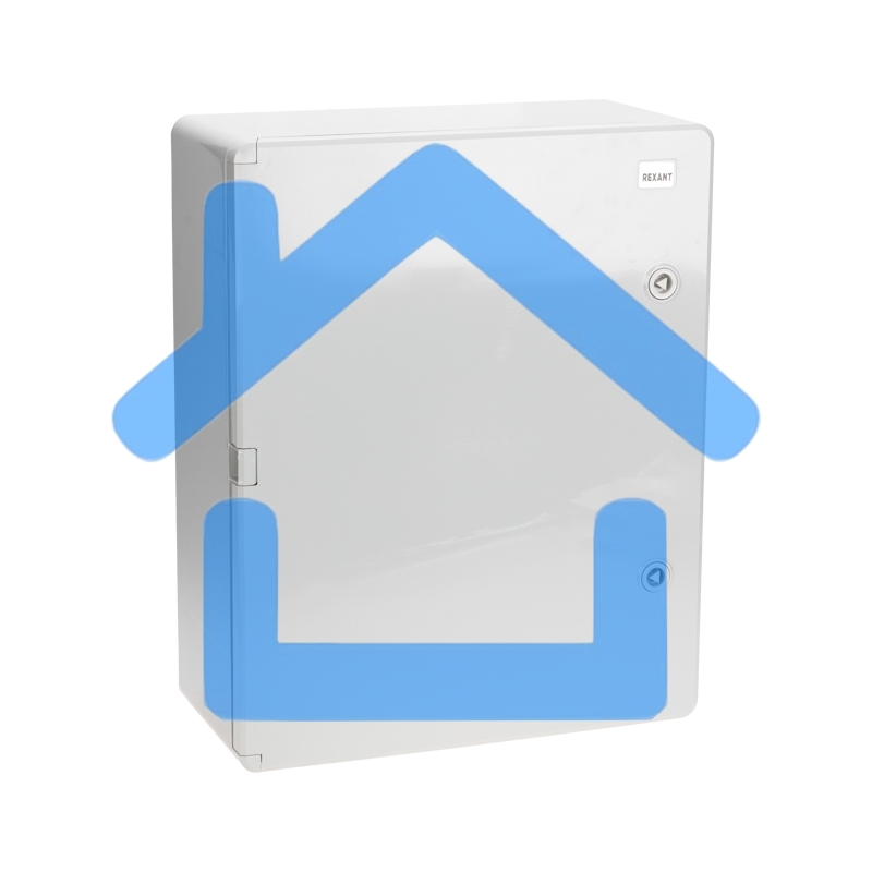 Корпус пластиковый ЩМПп Rexant с монтажной панелью 500х350х190мм ABS УХЛ1 IP65