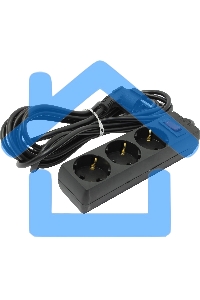 Сетевой фильтр ExeGate EX221182RUS SP-3-5B (3 розетки, 5м, евровилка, черный)