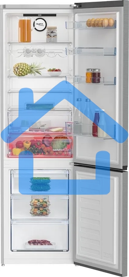 Холодильник Beko B3RCNK402HX нержавеющая сталь двухкамерный 257/100л морозилка снизу