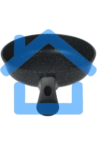 Сковорода НМП Индукция Гранит L18120i, 20 см черный