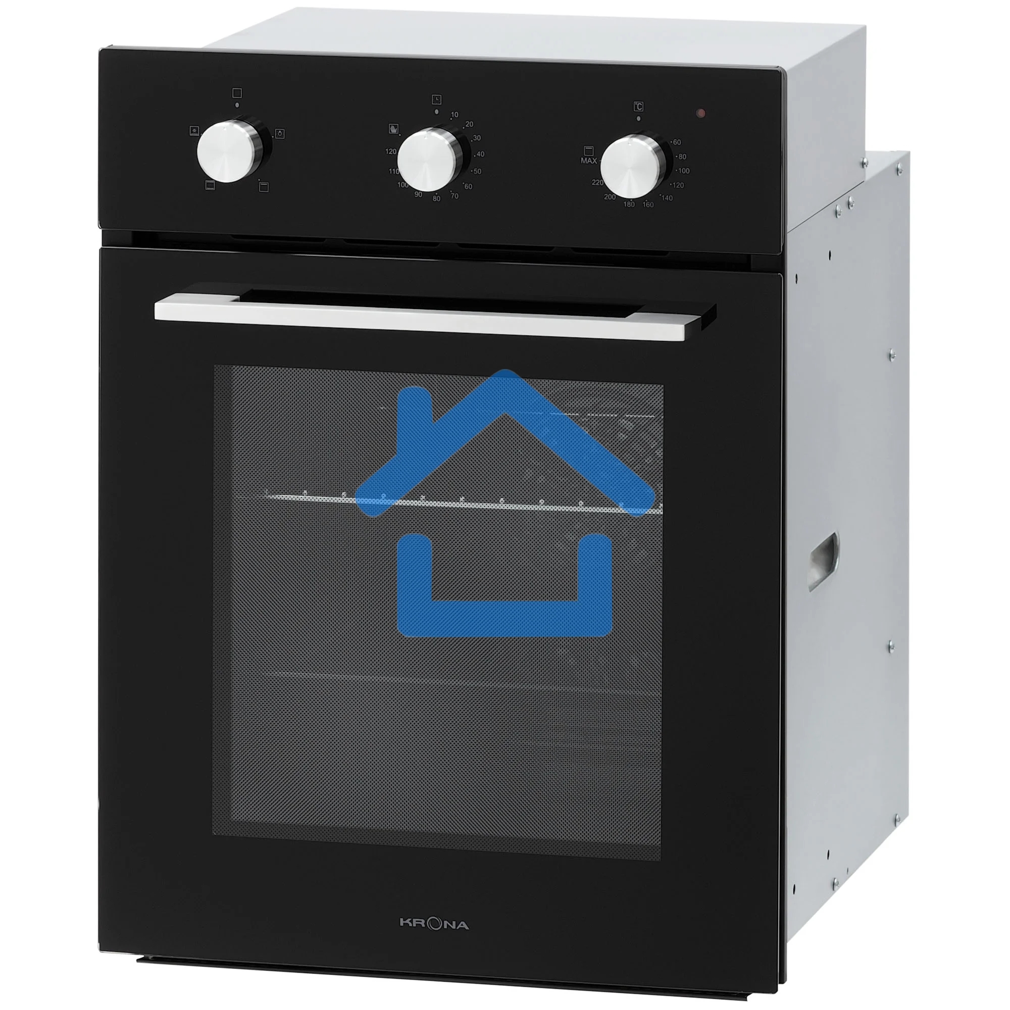 Духовой шкаф электрический Krona LINDE 45 BL черный