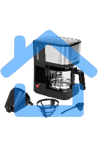 Кофеварка капельная Red Solution CM1534 черный/серебристый, исп. кофе - молотый, 0.6 л, 600 Вт