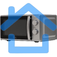 Микроволновая печь Oasis making everywhere MW-70MS серебристый, 20 л, 700 Вт