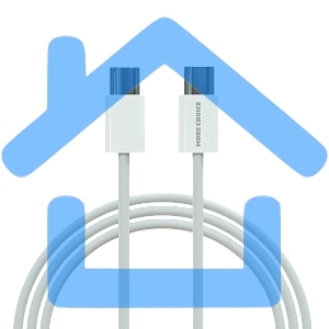 Кабель MORE CHOICE (4620202550385) K77a нейлон USB 3.0A PD 100W для Type-C Type-C 1 м белый