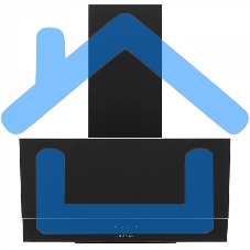 Вытяжка наклонная KRONA Verein II 600 Black S черный, 60 см, 863 куб. м/ч, 55 дБ