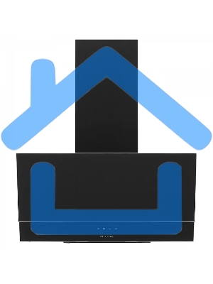 Вытяжка наклонная KRONA Verein II 600 Black S черный, 60 см, 863 куб. м/ч, 55 дБ