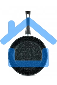 Сковорода НМП Индукция Гранит L18120i, 20 см черный