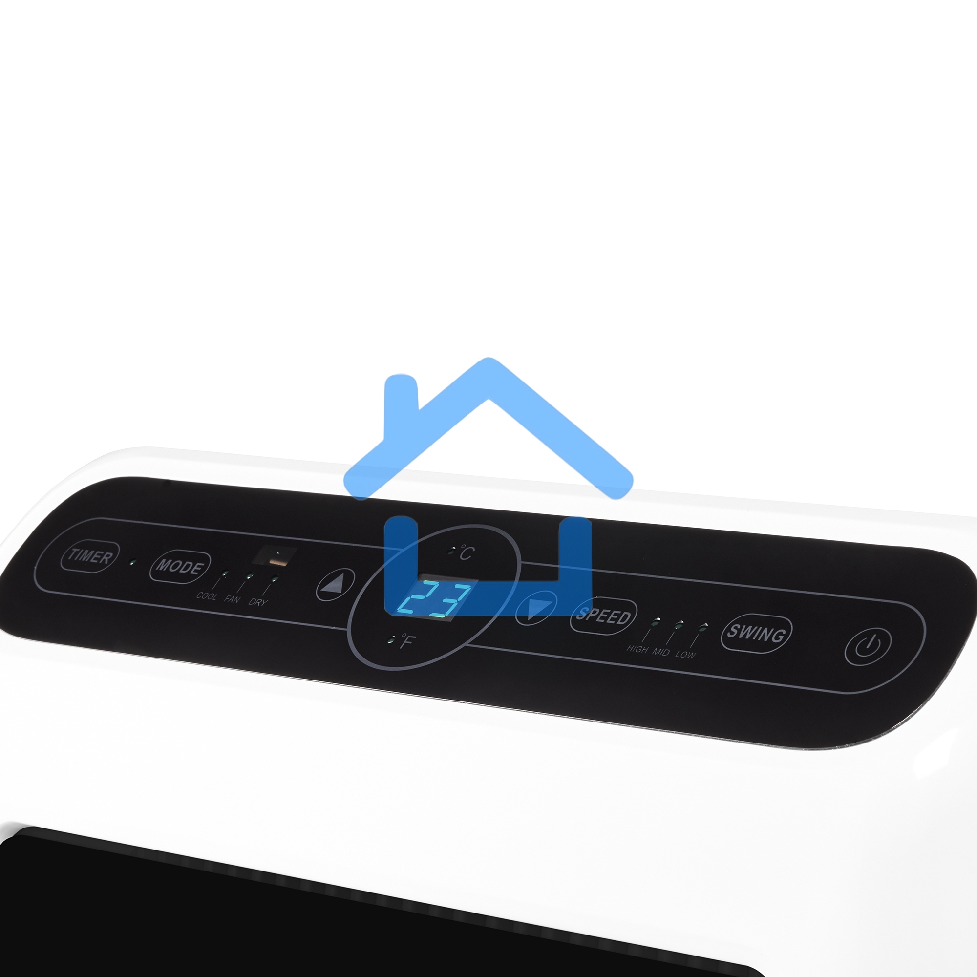 Кондиционер мобильный Ballu Aura BPAC-12 CP/N1_24Y 12000 BTU, 30 м², 52 дБ, охлаждение, осушение, белый