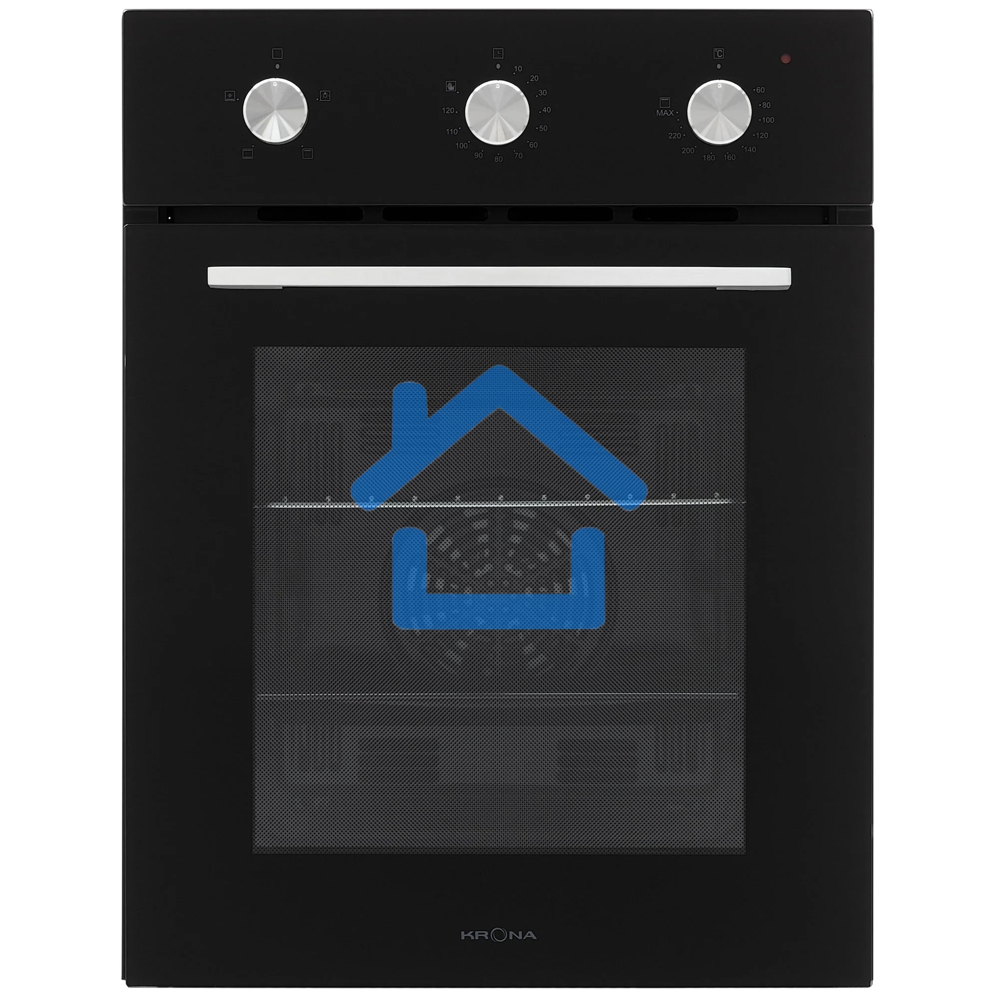 Духовой шкаф электрический Krona LINDE 45 BL черный