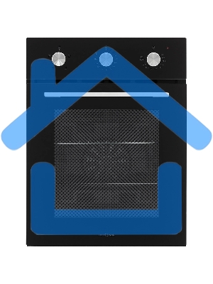 Духовой шкаф электрический Krona LINDE 45 BL черный