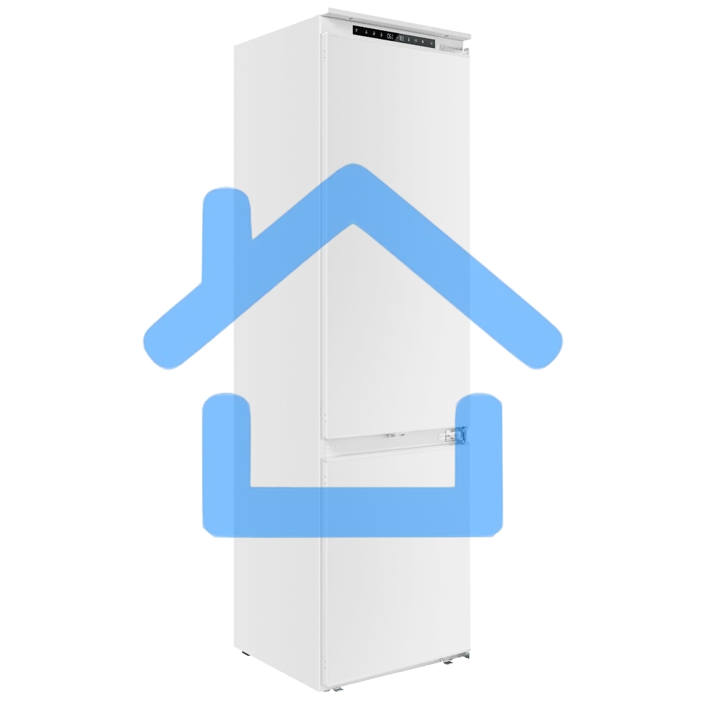 Встраиваемый холодильник Maunfeld MBF193SLFWGR Inverter белый двухкамерный 229/76 л морозилка снизу