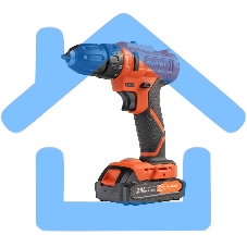 Дрель-шуруповерт Patriot BR 189UES, Аккумуляторная, 21В, 2 АКБ, Кейс