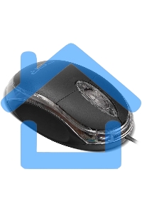 Мышь проводная CBR CM 122 черный, 1000 dpi, USB, кнопки - 3