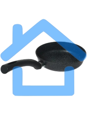 Сковорода НМП Индукция Гранит L18120i, 20 см черный