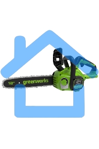 Цепная пила аккумуляторная GreenWorks GD24CS30K2, 24V, 30см, бесщеточная, c АКБ 2 А·ч и ЗУ (2007007UA)