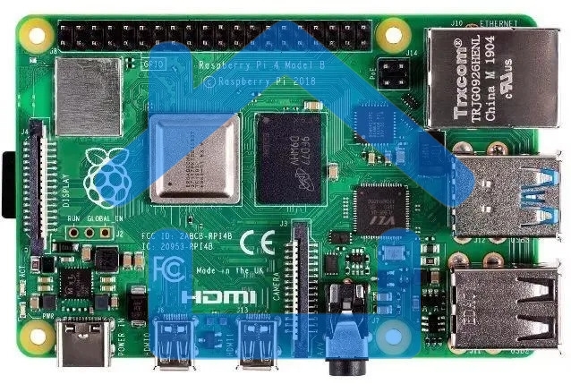 Платформа Raspberry Pi 4 Model B (RA502) Retail, 2GB RAM, Broadcom BCM2711 Quad core Cortex-A72 (ARM v8) 64-bit SoC @ 1.5GHz CPU, WiFi, Bluetooth, 40-pin GPIO, 2x USB 3.0, 2x USB 2.0, 2x micro-HDMI, CSI camera port, DSI display port, Micro SD port, USB-C 