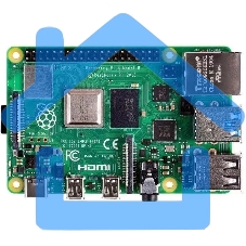 Платформа Raspberry Pi 4 Model B (RA502) Retail, 2GB RAM, Broadcom BCM2711 Quad core Cortex-A72 (ARM v8) 64-bit SoC @ 1.5GHz CPU, WiFi, Bluetooth, 40-pin GPIO, 2x USB 3.0, 2x USB 2.0, 2x micro-HDMI, CSI camera port, DSI display port, Micro SD port, USB-C 