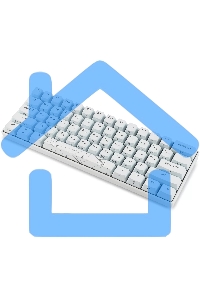 Клавиатура проводная GMNG GG-KB505XW механическая белый USB for gamer (1910522)