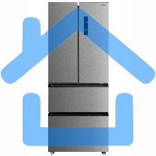 Холодильник Бирюса FD 431 I нержавеющая сталь трехкамерный 244/147 л морозилка снизу