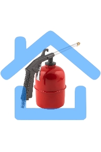 Набор пневмоинструмента Matrix, 5 предметов, быстросъемное соед., краскорасп. с нижним бачком