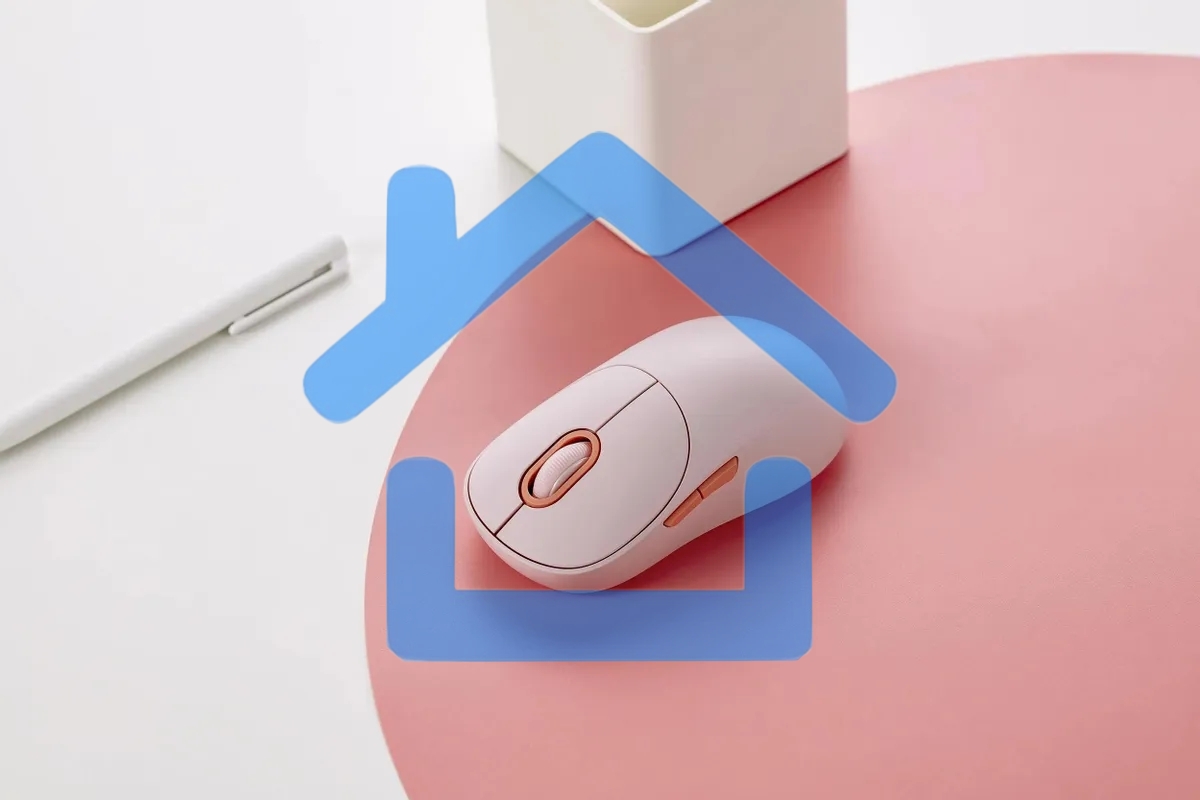 Мышь беспроводная Xiaomi BHR8911GL Wireless Mouse 3 розовый, 1200 dpi, USB/Bluetooth, кнопки - 4