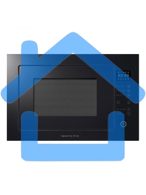 Микроволновая печь встраиваемая Zigmund & Shtain BMO 15.252 B черный, 25 л, 900 Вт, переключатели - сенсор