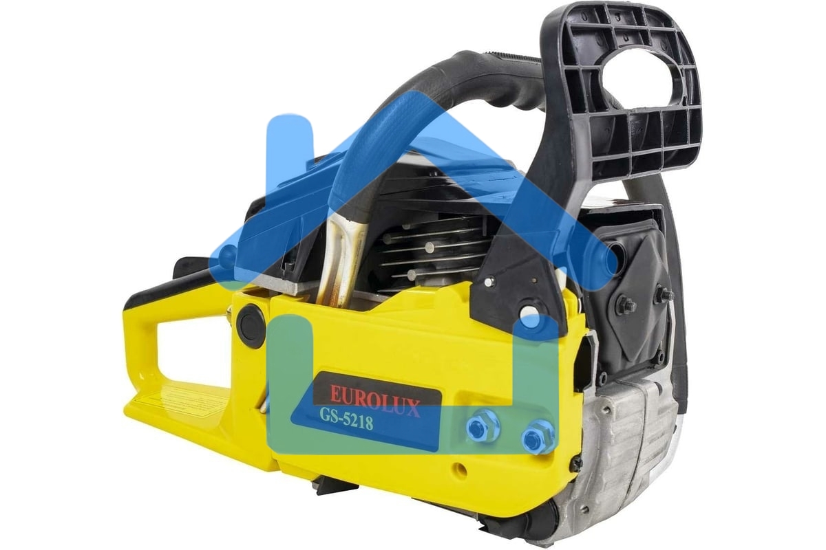 Бензопила Eurolux GS-5218 желтый/черный