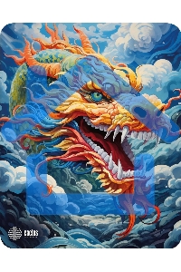 Коврик для мыши Cactus Colorful Dragon CS-MP-D07M 300x250x3мм