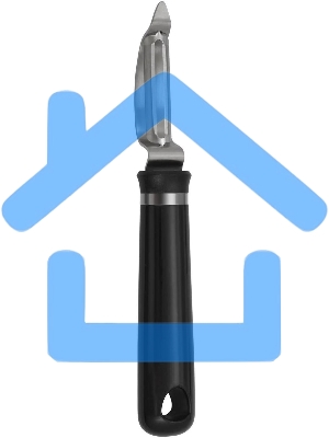 Овощечистка Rondell Craft RD-1875 черный/стальной упак.:картонная подложка